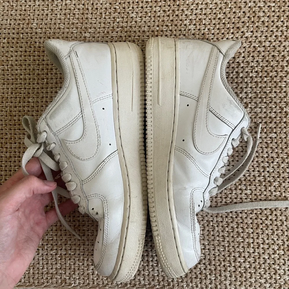 Nike Air Force 1 white sneakers woman’s size 9
